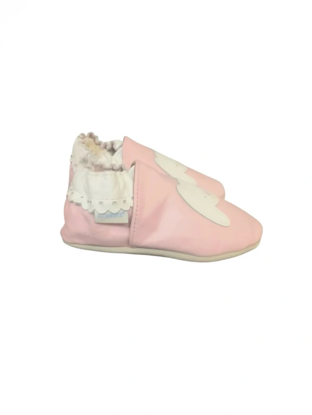 NIP 🐰NEW💥 ROBEEZ Bunny soft sole baby girls shoes size 18-24 months 5 5.5 6